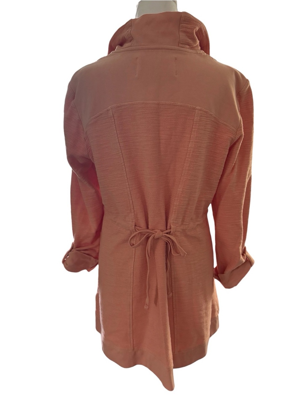 Anthropologie Saturday Sunday Quinn Jacket Coral L Boho - Picture 4 of 8